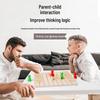 Wooden Two-Player Children's Logic Chess Game – Educational Multi-Player Brain Teaser