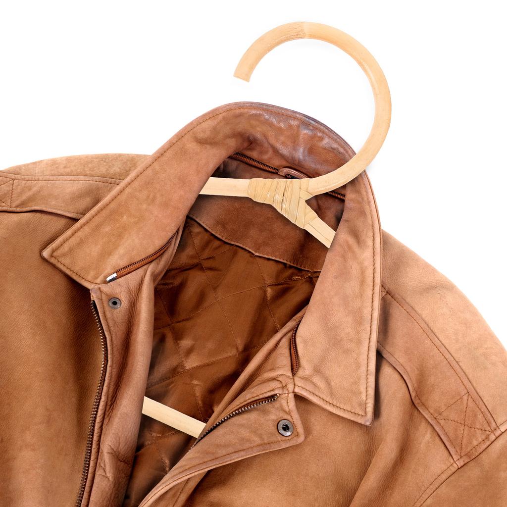 Wooden Rattan Clothes Hanger Handmade Natural Fiber Strong Deformation Resistant Single Hook for Closet Wardrobe Dress Coat