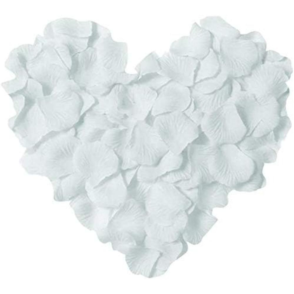 1000 шт. лепестков роз из красного шелка, искусственные лепестки цветов для романтической ночи, вечеринки, свадьбы, Дня святого Валентина, цветочного украшения