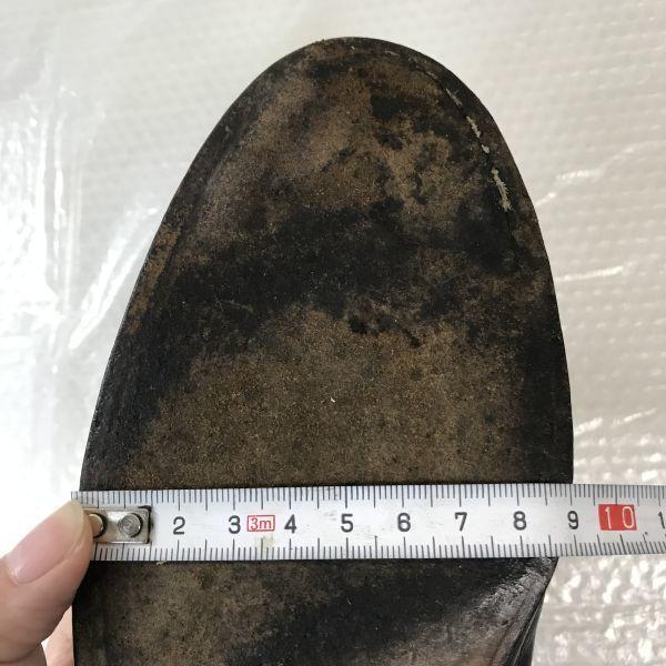 GINZA-1897-TOKYO FUTABAYA Кожаные лоферы-монки 23.0 Черные деловые туфли(ИСПОЛЬЗОВАЛ)