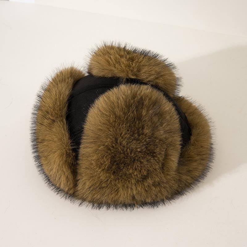 Милые ушки Lei Feng шапка женская зимняя утолщенная защитная шапка для ушей универсальная велосипедная маска ветрозащитная шапка для мужчин