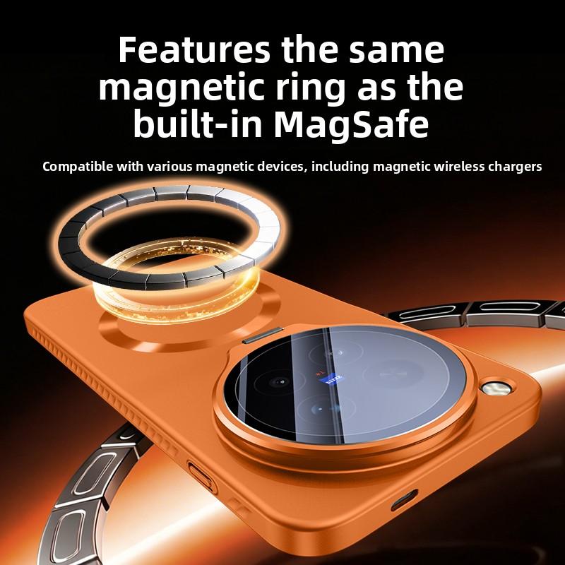 For VIVO X500 Pro Max Case Hard PC Magnetic MagSafe Lens Stand Protective Back Cover Case For VIVO X500Pro Max Phone Shell