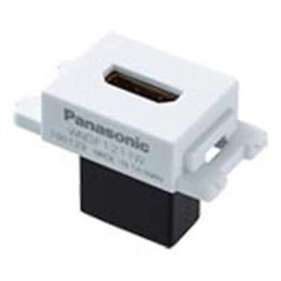 Panasonic WND1201MCW Встраиваемая розетка AV HDMI Прямая Матовая Керамический Белый, Совместимый, Тип,