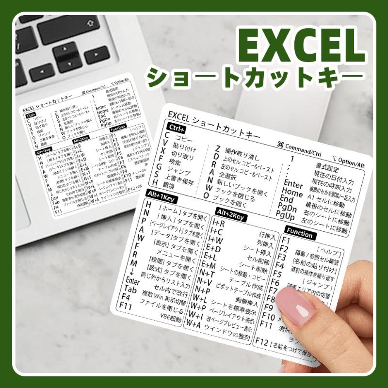 Японский язык Краткая шпаргалка Наклейки Для Windows Excel Ежедневная офисная работа