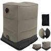 Saeda Foot Rest for Air Foot Height Air Foot No Pump Easy To Air Foot Air Foot Rest for Travel Comfort Foot Long Distance Economy Class Storage Bag