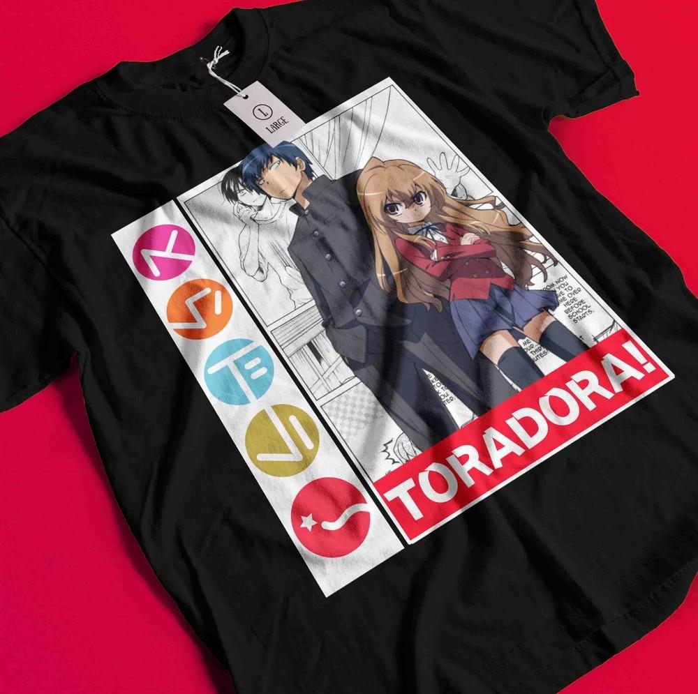 Toradora Shirt Taiga Aisaka Tshirt Ryuji Takasu T-Shirt Minori Tee Yusaku Anime BB613