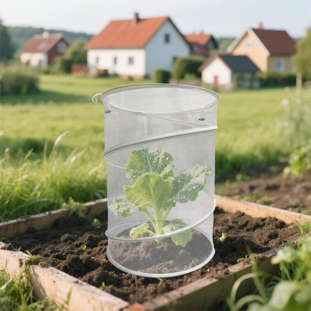 Pop-Up Garden Mesh Protector Folding Insect Barrier Netting Plant Cover Garden