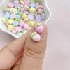 30 шт. Новые Милые Смоляные Маленькие Клубнички Плоская Основа Украшение Для Изготовления Украшений Маникюра Аксессуары Для Волос