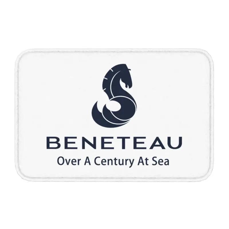 Beneteaus Sailing Boat Logo Doormat Non-Slip Kitchen Bath Mat Toilet Floor Door Entrance Carpet Rug