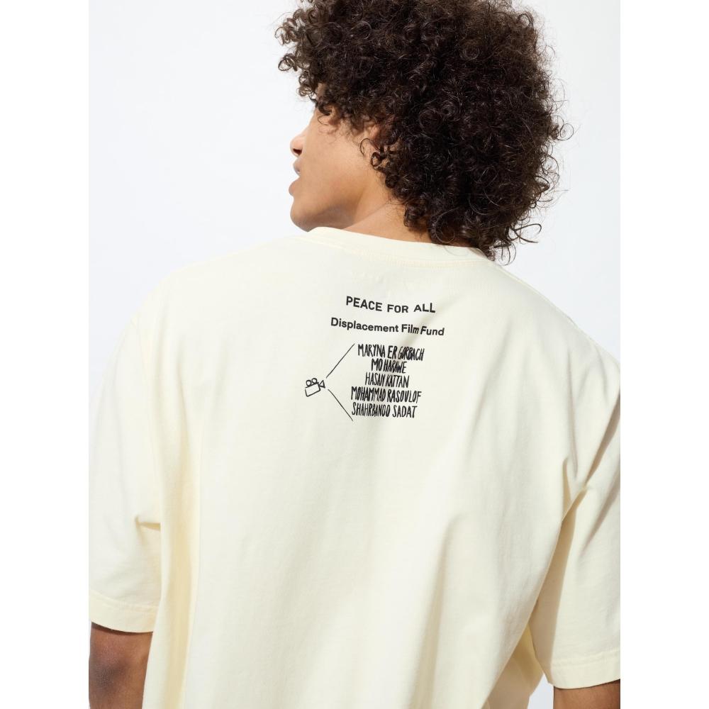 Uniqlo Япония Мир для всех Футболка Фонд фильма для беженцев