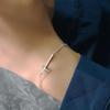 Minimalist Geometric Cross Bracelet - Chic Christmas Gift for Women