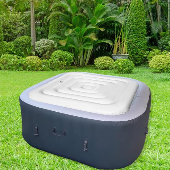 Крышка для бассейна, квадратная надувная крышка для гидромассажной ванны, водонепроницаемый пылезащитный защитный чехол для дома, на открытом воздухе