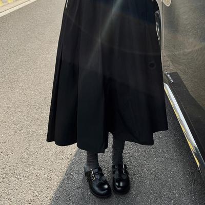 ! Туфли lowe * круглый носок двойная пряжка ленивые тапочки с головой-мешком женская летняя обувь