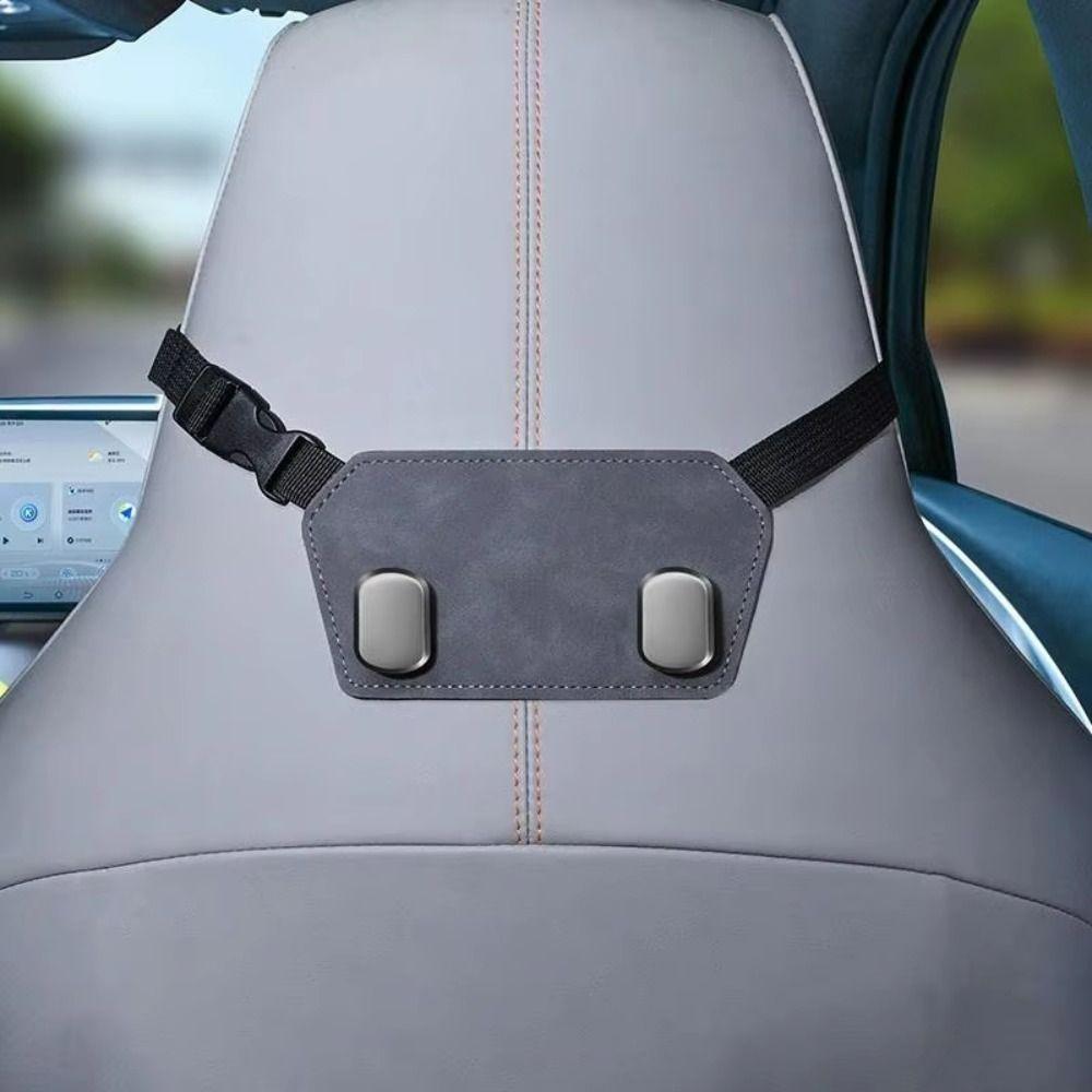 Double Hook Car Headrest Hook Wear-Resistant Hanging Headrest Bag Holder Car Rear Seat
