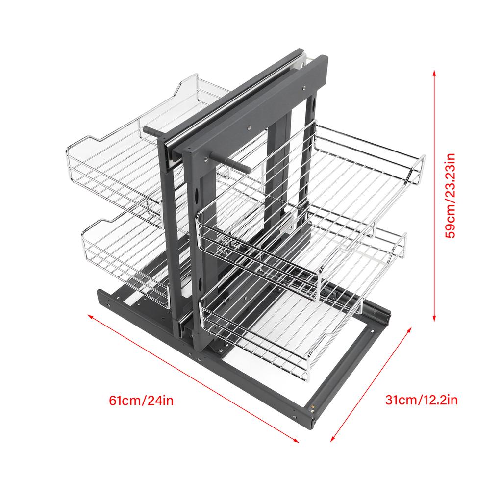 Выдвижной угловой органайзер 800 мм, выдвижной кухонный шкаф, органайзер для приправ