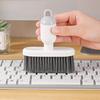 Щетка для чистки клавиатуры, высокая эластичность, не повреждает тонкие щетинки, щетка для клавиатуры с двумя насадками