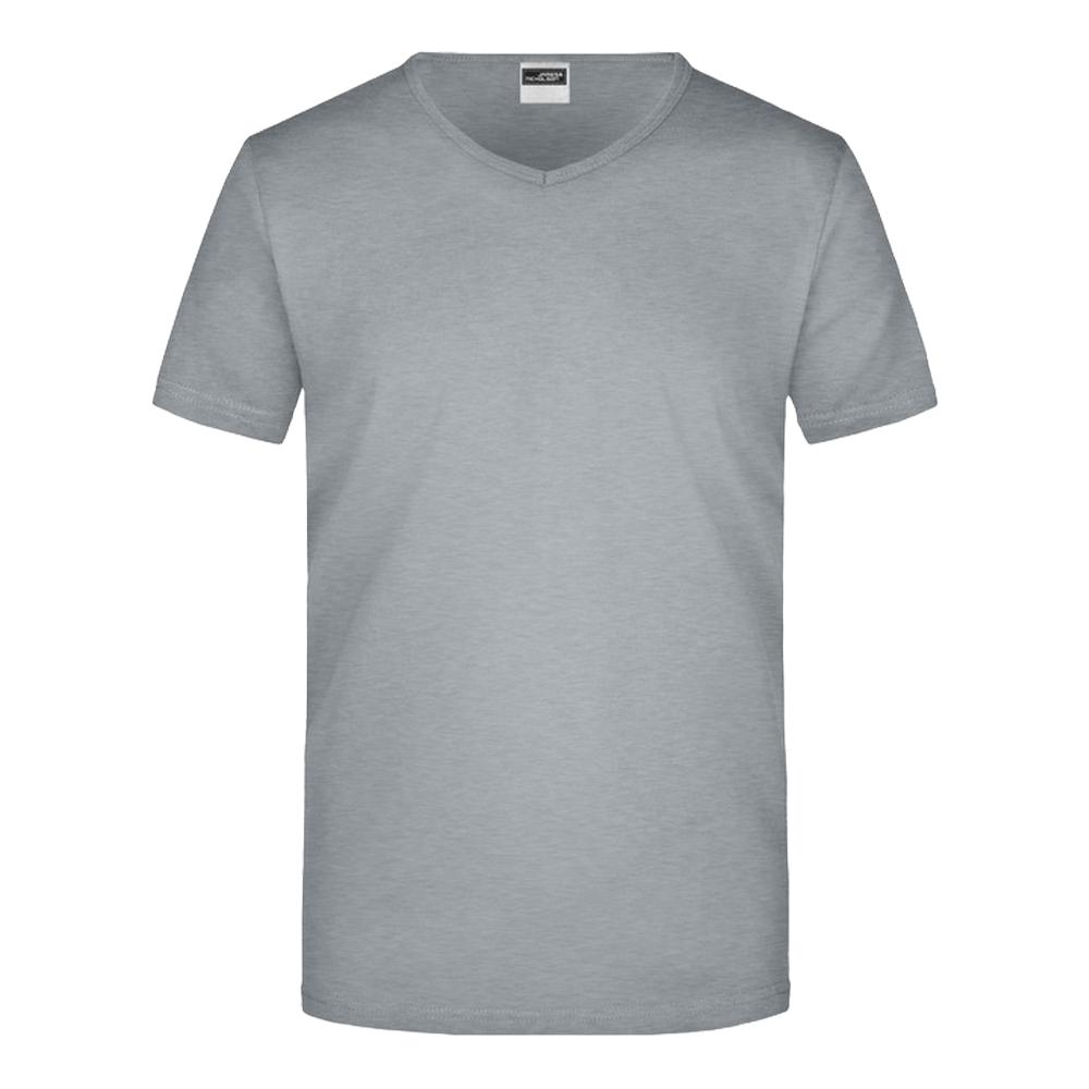 James and Nicholson Mens V Neck Slim T-Shirt