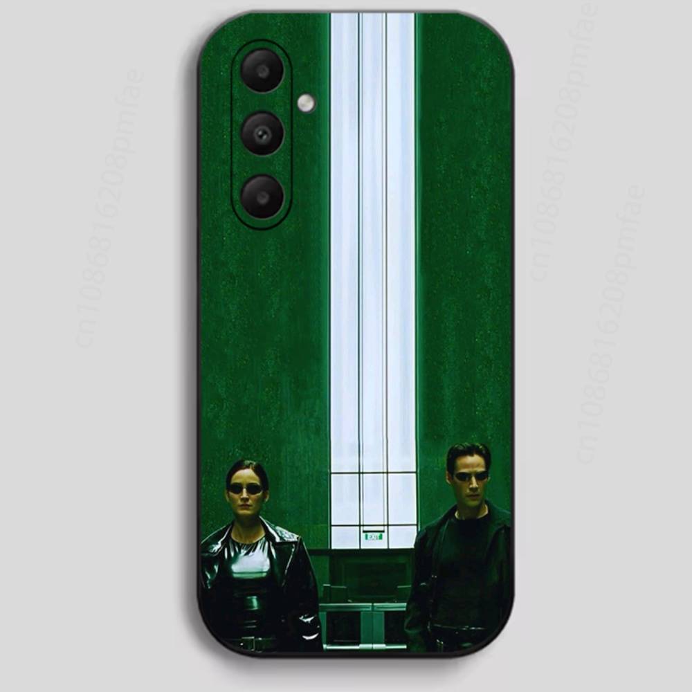 Чехол для телефона M-Matrix Movie для Samsung Galaxy A13, 21s, 22, 31, 32, 40, 52, 71, A91 Мягкий черный корпус
