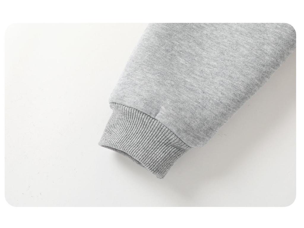 Детский флисовый комплект с капюшоном и штанами Kaka Panda - Зимнее тепло для мальчиков и девочек