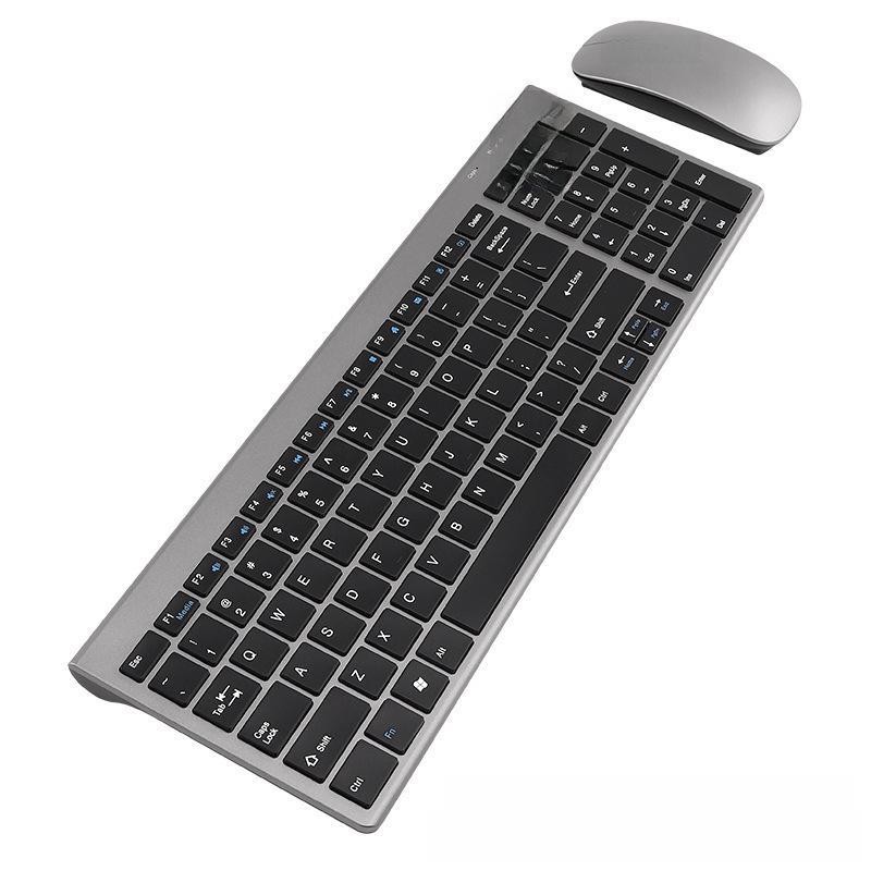 Беспроводная клавиатура Yixin 109 Silent Wireless с ножничным механизмом и двухзонным аккумулятором для офисного использования на настольных компьютерах и ноутбуках