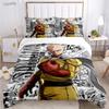 Постельный комплект One Punch Man на все сезоны, мягкое одеяло и наволочки для подростков, односпальный/двуспальный/королевский/кинг-сайз