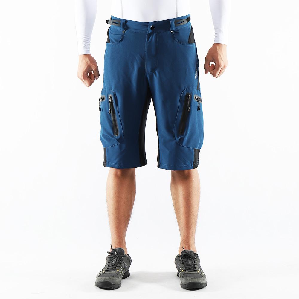 Baggy Shorts Cycling Biking Pants Breathable Sports Loose Fit Shorts Outdoor Casual Cycling Clothes with Zippered Pockets