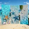 Пляжное полотенце Морская звезда для кемпинга на открытом воздухе Пляжное полотенце Супервпитывающее Быстросохнущее Летнее полотенце