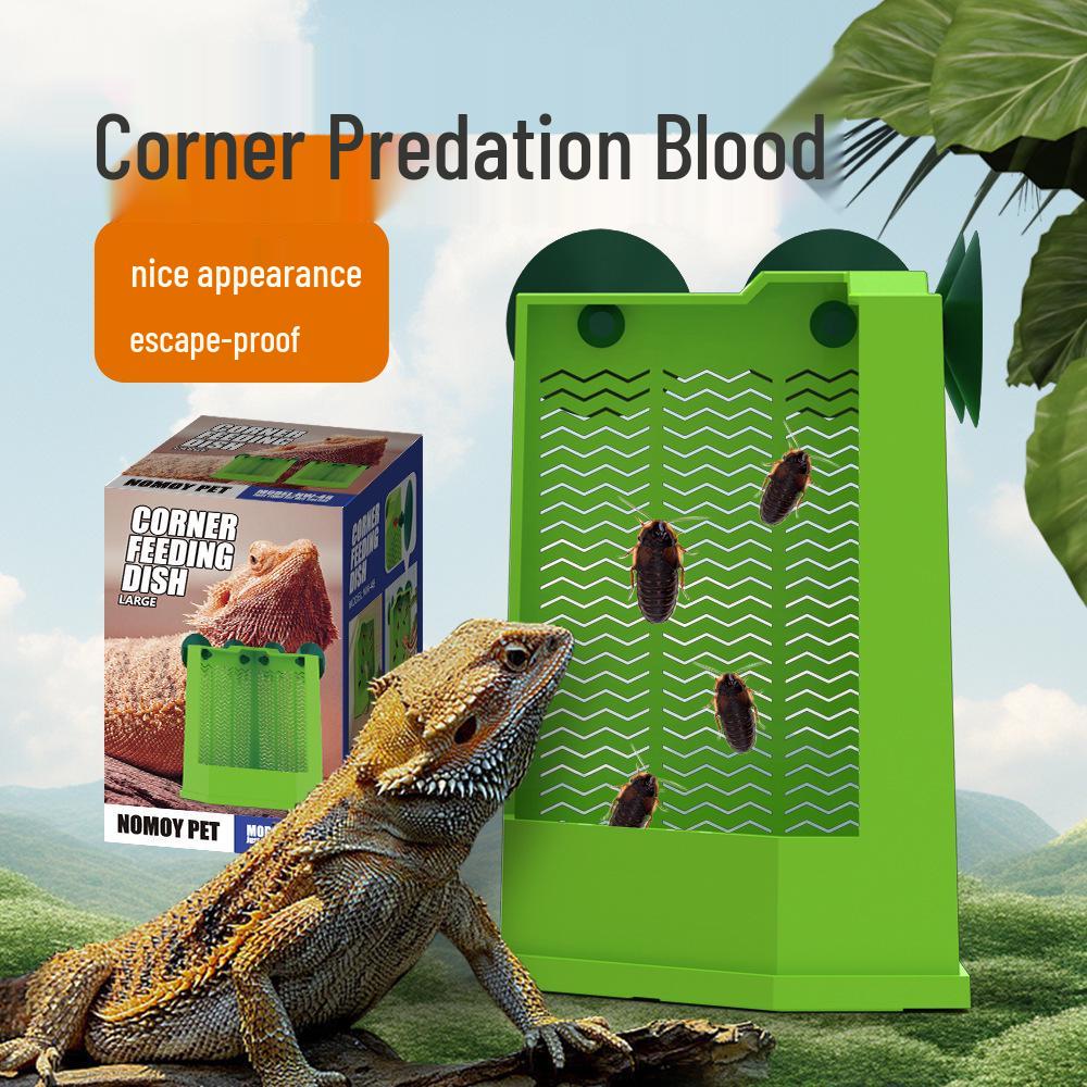 Кормушка для ящериц и гекконов - Подвесная и переносная, имитирует охоту и хищничество в дикой природе