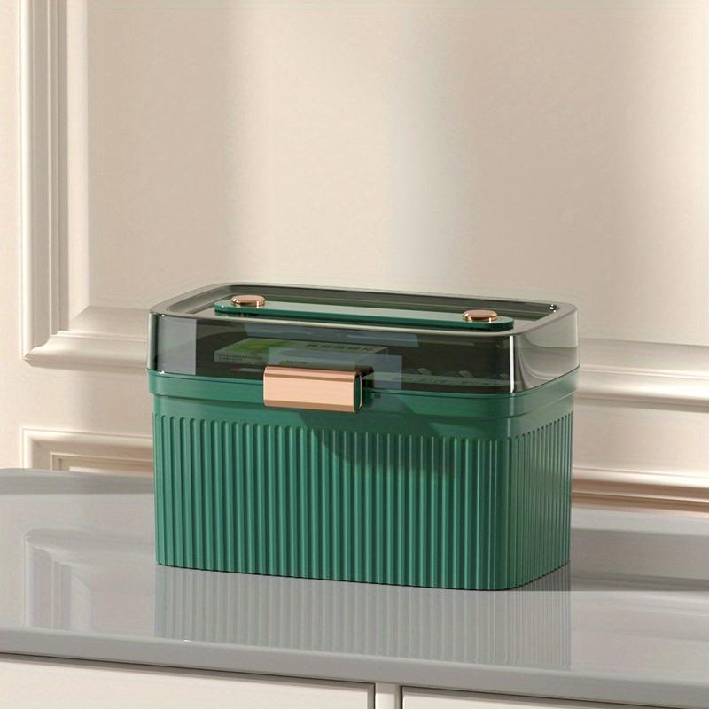 Portable Medicine Storage Box With Handle Multifunctional Leakproof Pill Organizer Large Capacity Medicine Storage Box