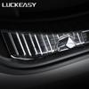 LUCKEASY For Tesla Model 3 Stainless Steel Trunk Inner Guard  -model3 2017- Car Inner Rear Bumper Guard Plate Cover