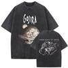 Стирка Винтажная Металлическая Рок-Группа Gojira Футболка От Марса К Сириусу Футболки Мужские Женские Готическая Панк Оверсайз Футболки Уличная Одежда