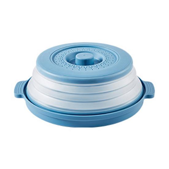 Крышка от брызг в микроволновой печи Не содержит бисфенола-А, можно мыть в посудомоечной машине Вентилируемая складная крышка с подогревом Защитная пластина для пищевых продуктов с отверстием для крючка для микроволновой печи и посудомоечной машины