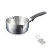 18cm Saucepan with Measuring Made In with Original Tag J-kitchens Tape, Gas/IH Compatible, Japan,