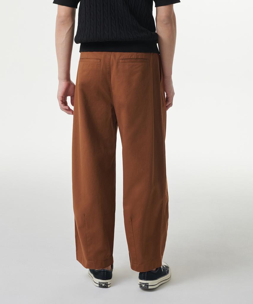 MUSINSA STANDARD Cotton Wide Balloon Pants [Brick Orange]