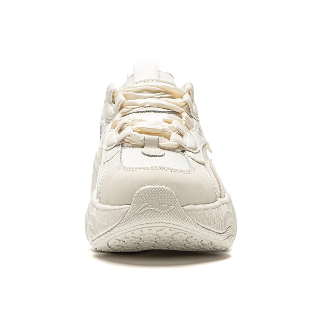 Li Ning Honey Series Soft Rebound Толстая подошва Bread Shoes Женские кроссовки Off-White AGCU246-1