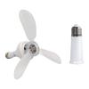 Mini Energy Efficient Ceiling Coolers Fan 18W Low Noise E27 Screw In Socket Fan For Home Study Bathroom