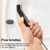 Crevice Brush Long Handle Easy Cleaning Narrow Gaps Stainless Steel Nylon Bristles Multi-angle Cleaning Brush