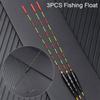Slip Drift Tube Buoy Strike Long Tail Fishing Float Indicator Floats Bobbers Wood Fluorescent