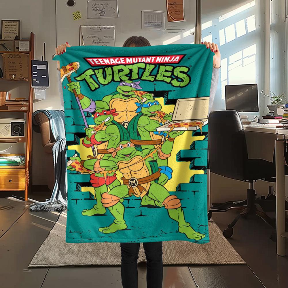 Teenage Mutant Ninja Turtles Elemental Power Blanket Blanket Home Decor Air Conditioning Blanket Office Rest Blanket Nap Blanket