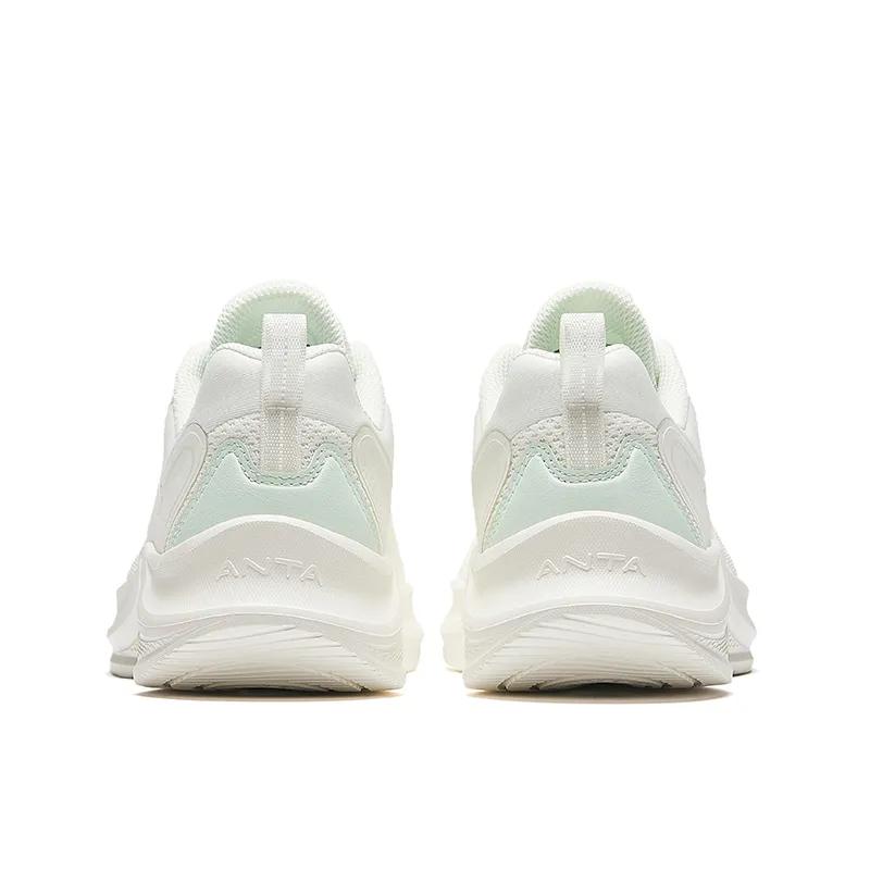 Anta 1.5 Comfortable Breathable Lightweight Low top Casual Running Shoes Women's White Green (Unisex) Running Shoes 922435518 1