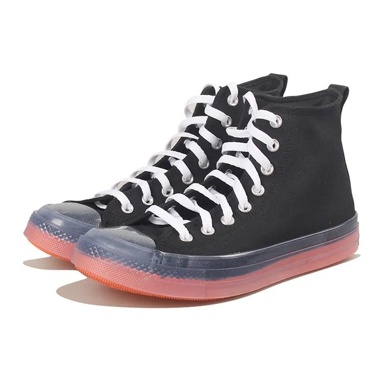 Converse All Star CX High 'Black Wild Mango' (Unisex) Black / Clear / Wild Mango Canvas Shoes 167809C