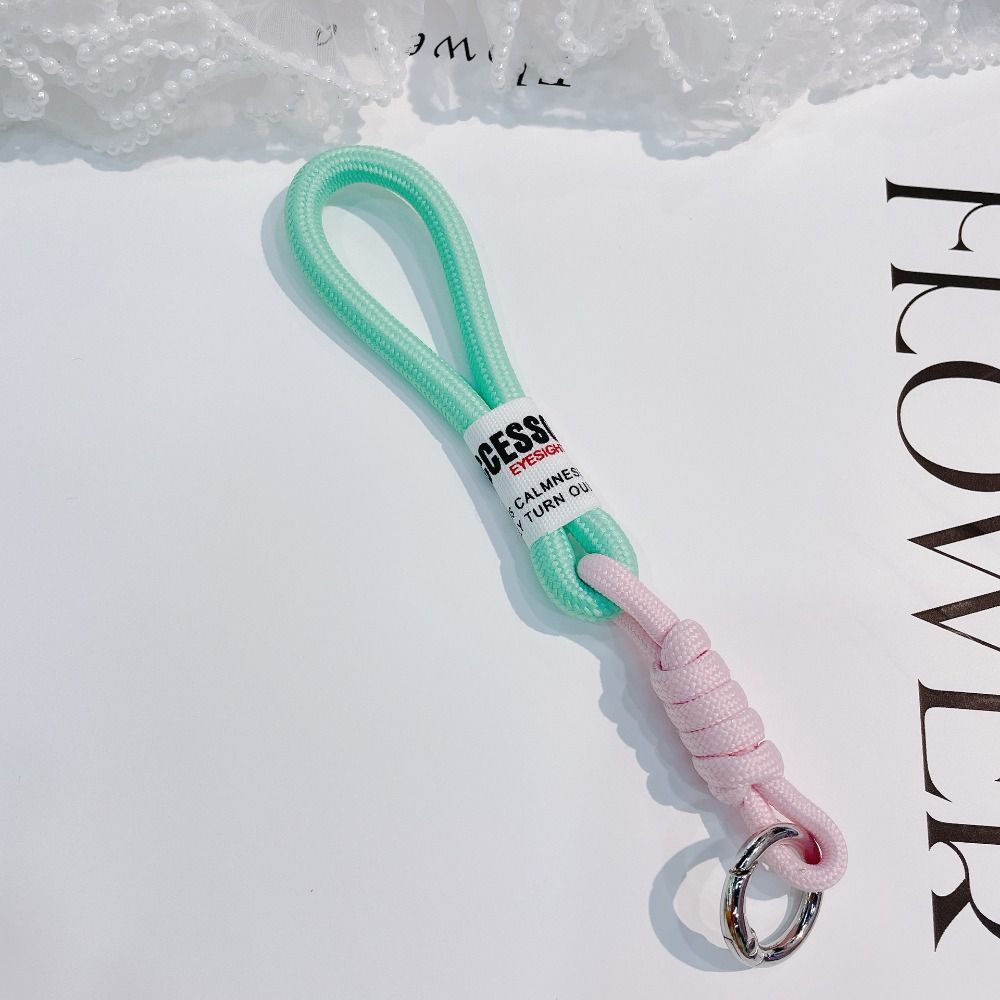 Анти-потеряшка, цветной узел, креативный плетеный шнурок, брелок, рюкзак, декор