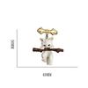 Boys Gift Cartoon Design Girls 3D Cat Brooch Clothes Accessories Korean Style Badge Women Brooch