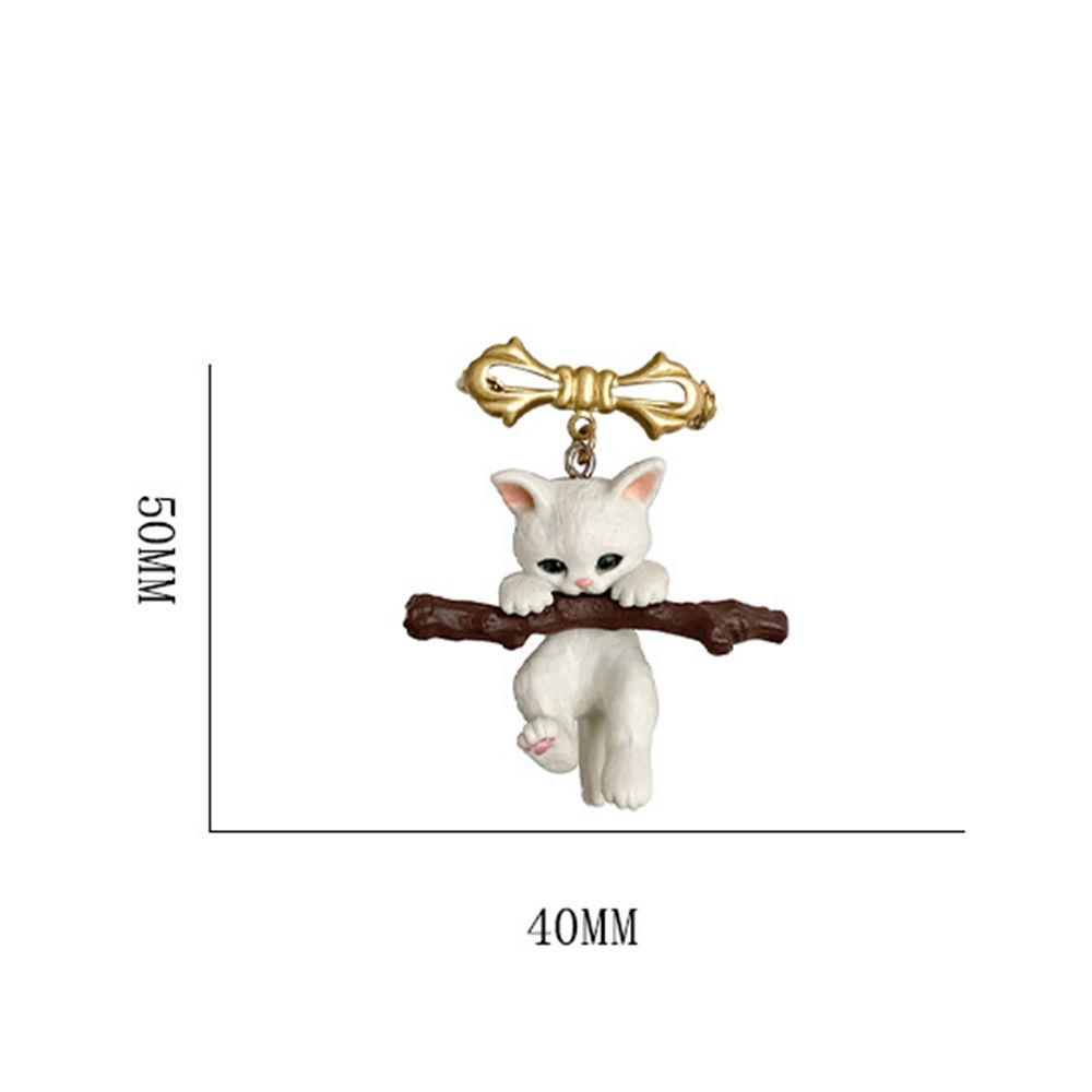Boys Gift Cartoon Design Girls 3D Cat Brooch Clothes Accessories Korean Style Badge Women Brooch