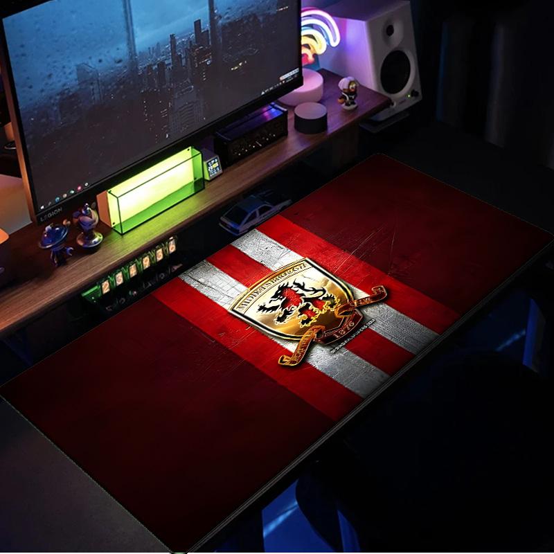 Red Lion Football Club Mouse Pad, Rubber Base, Mouse Pad for Gamers and Office Use, Gaming Desk , Easy To Clean Mat Christmas fan gifts