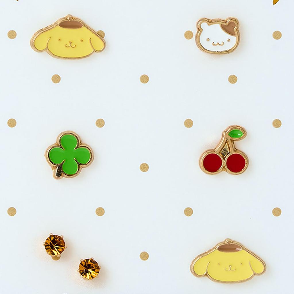 Sanrio Набор из 7 серег Pompompurin 923192 (САНРИО) -