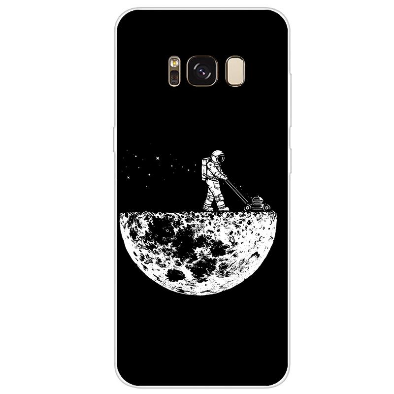 Чехол для Samsung Galaxy S8 Plus, силиконовый чехол, милый мягкий чехол из ТПУ для Samsung Galaxy S8 S 8 Plus, чехол-бампер для телефона S8Plus Coque