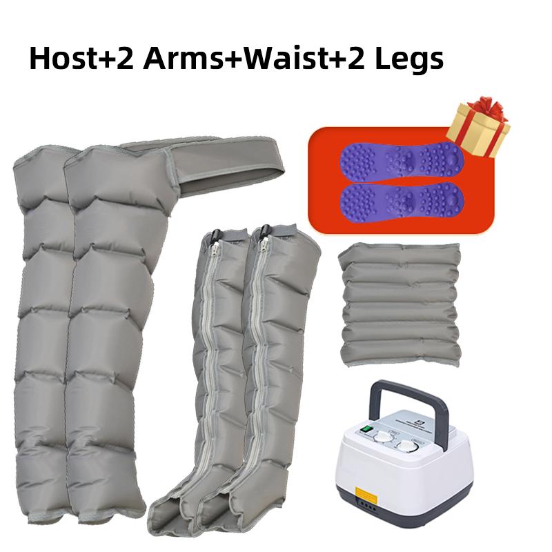 Новый модернизированный электрический массажер для тела с 6 полостями, воздушный компрессионный массажер для рук, талии, ног, ступней, способствующий циркуляции крови, облегчающий боль