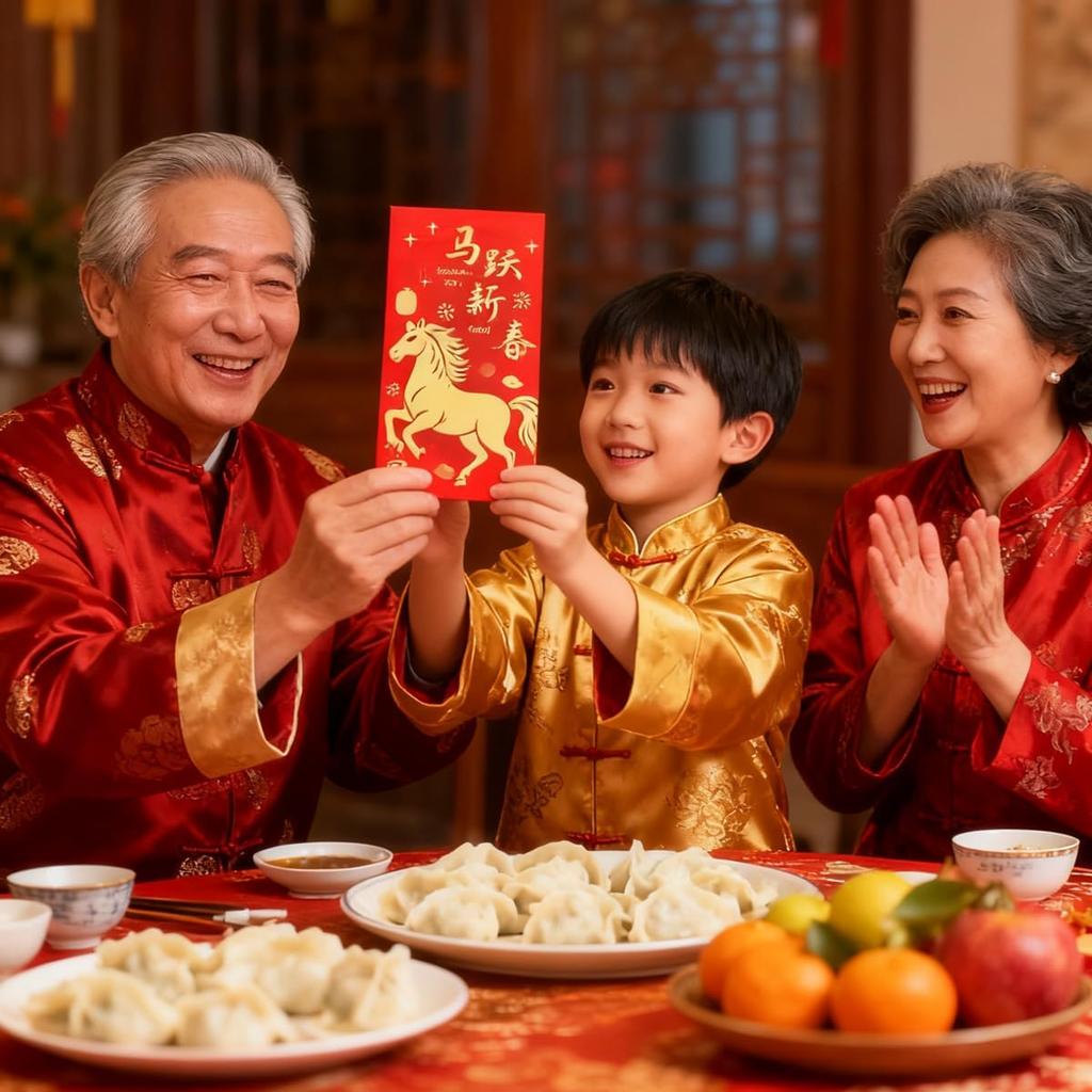 Chinese New Year Red Envelopes - Horse Lucky Red Envelope for 2026 News Years Eve Party Supplies Lunar New Year Envelope Horse red Envelopes 2026 for