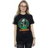 National LampoonÂ´s Christmas Vacation Womens/Ladies Greyscale Clarkmas Cotton T-Shirt